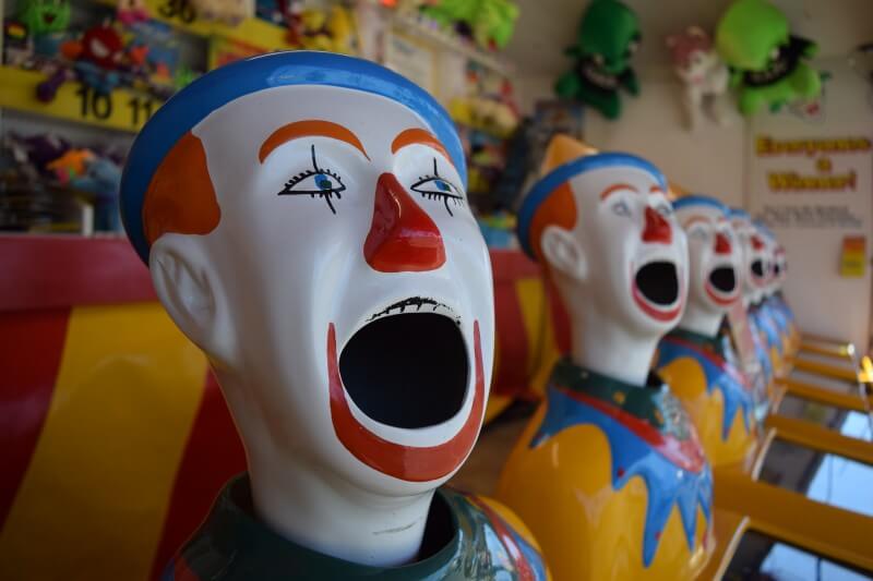 Boulder Park Amusements Laughing Clowns at Auckland Easter Show