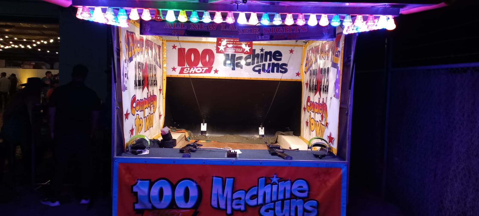 Shooting Gallery carnival game in corporate function Auckland