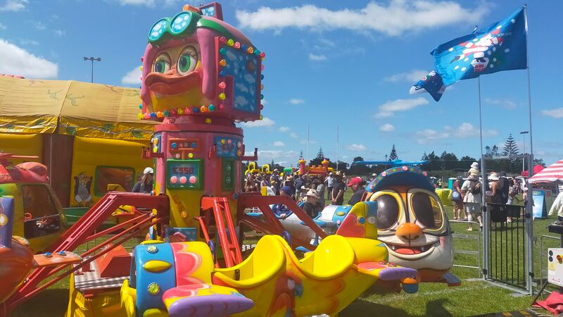 Aeroplane Carnival Ride at Karaka Auckland New Zealand